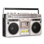 80s Style Boombox CD Tape Player, R
