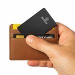 ReFind Wallet Tracker Card (Samsung Only) - Slim and Durable Smart Tag for Wallets, Bags, Suitcases and Luggage. Rechargeable Card Tracker Compatible with Samsung SmartThings App