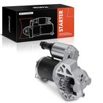 A-Premium Starter Motor Compatible with Honda Pilot, Ridgeline, 2006-2008, 3.5L, 12V 1.6KW 19-Teeth Counterclockwise, Replace# 31200RJEA01, MHG024