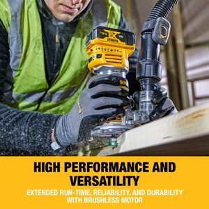 DEWALT 18V XR Compact Router – Cordless Woodworking Tool