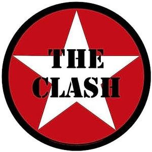 XLG The Clash Star Logo Back Patch English Metal Rock Band Music Sew on Applique