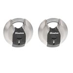 MASTERLOCK M40XTCCSEN Disc Padlock (2 Pack), 2-3/4"