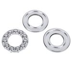 5Pcs Axial Ball Thrust Bearing Plane Pressure Single Column Rolling Bearings 51204