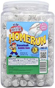 Dubble Bubble Home Run Baseball Bubble Gum 240 Count