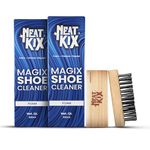 NEATKIX Shoe Cleaning Foam (150ML) with Medium Bristle Brush | Standard Shoe Cleaning Kit | Instant Sneaker Cleaner for Sports, Leather, Canvas, Suede, and White Shoes (Pack of 2)