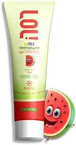 LOL Kids Toothpaste Fluoride-Free Nano Hydroxyapatite, Probiotics & Vitamins Remineralizing | Natural Ingredients | Safe if Swallow | Vegetable-Based Foaming Agent | for Toddler Children & Parents