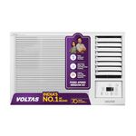 Voltas 1 ton 2 Star Fixed Speed Window AC (Copper, Anti Dust Filter, 2-Way Air Swing, Memory Restart, Sleep Mode (122FS PLATINA, White)