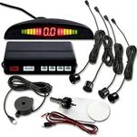 YueYueZou® Car Vehicle Radar Parking System with 4 Sensors, Buzzing Alert, LED Display