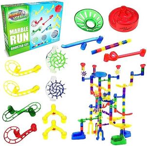 Marble Genius kit d'expansion Marble Run - 20 Pièces (Billes Non incluses), Blocs de Construction pour Enfants de 3 Ans et plus, Accès à l'Application d'instructions, Ensemble complémentaire, Primaire