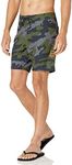 Fox Racing Men's Overhead Stretch Fhe 18" Boardshorts,31,Green Camo Board Shorts