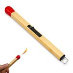 PANCA Match Stick Shaped Gas Lighter for Kitchen | Long Handle Butane Gas Lighter for Stove, Candle & BBQ | Windproof Flame Lighter, Refillable Multipurpose Lighter for Outdoor Use & Home