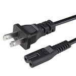 [UL LISTED] OMNIHIL AC Power Cord Compatible with JVC CompAC t Stereo System Radio CD Players