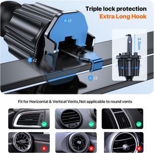 Miracase Car Phone Holder – Universal Dashboard & Windshield Mount