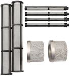 Airless Spray Filter Screen Set 3 Kinds Fit for Graco 695 795 1095 1595 3900 5900 7900 Sprayers Suction Pipe Filter Screen Spray Pump Inner Core Filter Screen Spray Gun Filter Screen Replace 181072