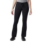 Columbia Women's Anytime Outdoor Boot Cut Hiking Pants, Black, 16 UK