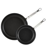 Hestan - ProBond Collection - TITUM Nonstick Triple Bonded Stainless Steel Skillets, Set of Two, Made Without PFOAs (8.5 & 12.5-inches)