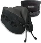Cabeau Evolution Cool Travel Pillow- The Best Air Circulating Head and Neck Memory Foam Cooling Travel Pillow - Black