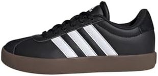 adidas Sportswear VL Court 3.0 Shoes Kids, Core Black/Cloud White/Gum, US 2