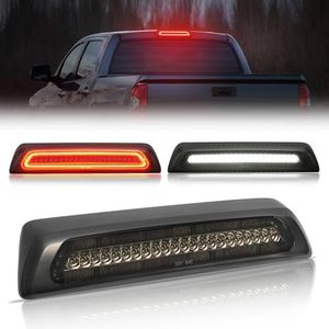 SUPAREE LED Third Brake Light Smoked Lens fit for 2007-2020 Tundra, 3rd Brake Light Assembly Roof White Cargo Light Red High Mount Lamp