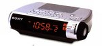 Sony ICF-C253L Clock radio with digital wavebands - Blue