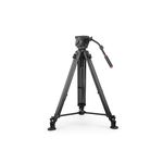 DIGITEK® (DPTR 7080 VD) 5.25ft Platinum Heavy Duty Tripod with 2 Way Adjustable Pan Head, Magnesium Aluminum Alloy Chassis, Lightweight with 15kg Max Load, Carry Bag, Ideal for Digital Video Cameras