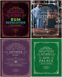 Tristan Stephenson 4 Books Collection Set (The Curious Bartender's Rum Revolution, Cocktails At Home, The Curious Bartender, Gin Palace)