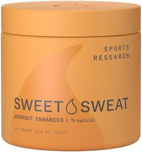 Sweet Sweat 'Workout Enhancer' Gel - Maximize Your Exercise & Sweat Faster - 13.5oz Jar (Tropical Scent)