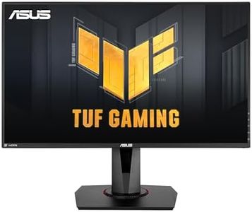 ASUS TUF Gaming VG279QM HDR Gaming Monitor - 27 Inch Full HD (1920 x 1080), Fast IPS, 280Hz, 1 ms (GTG), Extreme Low Motion Blur Sync, G-SYNC Compatible, DisplayHDR 400, Black