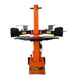 Forest Master FM8VE 8-Ton Vertical Electric Log Splitter – Heavy-Duty Wheeled Wood Splitter with 4-Way & Obtuse Blades – Splits Logs up to 550mm – UK-Safe (CE/UKCA, 3-Pin Plug)