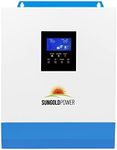 3000W DC 24V Pure Sine Wave Inverter with 80A MPPT Solar Charger and 40A AC Battery Charger, Hybrid Solar Inverter Charger Manufactured by SunGoldPowerCo.,Ltd (Upgraded)