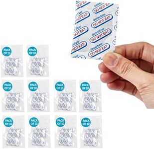 YTZOOLL 100 Packs 400CC Food Grade Oxygen Absorbers (10 Packs in Individual Vacuum Bag, 11x Packs of 10) Oxygen Absorbers for Food Storage, Oxygen Packet for Long Term Food Freshness (400CC(100-Pack)