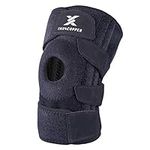 Thx4COPPER Knee Brace Support, Open Patella Side Stabilizers – for Meniscus Injuries, Swollen ACL, Tendonitis, Arthritis, Joint Pain Relief with Adjustable Compression Wrap,XXL