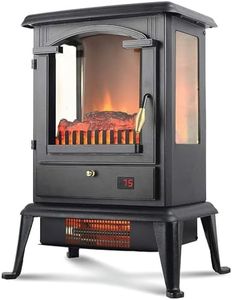 LifeSmart LifePro Electric Stove Heater, 3-Element 1500W Infrared Quartz Heater with Remote