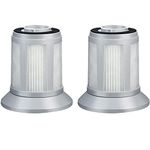 Fette Filter - 2- Pack Filter with Bissell 2156A, 1665, 16652, 1665W, 2156E Canister Vacuum, Compare to Part 1613056 for Bissell Zing, AeroSwift, and Powerforce Canister Vacuums - Pack of 2