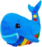 Buckle Toys - Blu Whale - Develop Motor Skills and Problem Solving - Counting and Color Recognition - Sensory Toddler Travel Toy