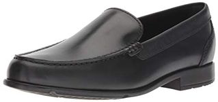 Rockport Men's classic loafers shoes, Black, 8.5 UK