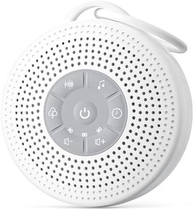 White Noise Machine Baby, Portable White Noise Machine for Adults with 2000mAh Battery, Rain Sound Machine with 21 Soothing Sounds, Sound Therapy with Timer and Volume Adjustment for Sleeping Nursery