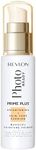 Revlon Face Primer, PhotoReady Prime Plus Face Makeup for All Skin Types, Blurs & Fills in Fine Lines, Infused with Vitamin C and Lactic Acid, Brightening & Skin Tone Evening, 1 Oz/ 30ml