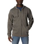 Columbia Men's Trek Full Zip Hoodie, Charcoal Heather/CSC Sleeve Logo, Large