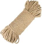 jijAcraft 5mm Jute Rope - 164 Feet 