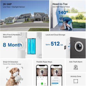 Tapo 2K Doorbell Camera – Wireless Video Security with Night Vision
