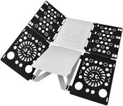 BoxLegend Version 3 Shirt Folding Board t Shirts Clothes Folder Durable Plastic Laundry folders Folding Boards Helper Tool for Adults and Children (Black&White)