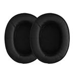 kwmobile Ear Pads Compatible with Srhythm NC25 / NC35 Noise Cancelling Earpads - 2x Replacement for Headphones - Black