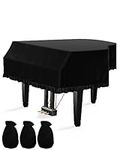 TINDTOP Grand Piano Cover, Velvet D