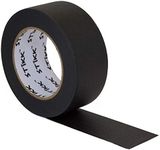 STIKK 1" inch x 60yd Black Painters Tape 14 Day Easy Removal Trim Edge Finishing Decorative Marking Masking Tape (.94 in 24MM)