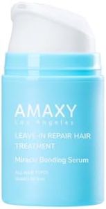 AMAXY Miracle Bonding Serum | Leave-in Bonding Hair Treatment, Repair Dry or Damaged Hair, 3 Minutes to Reverse Damage, Frizz Control, Heat Protection, Sulfate Free - 1.69fl oz