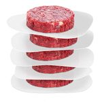 Scekackdv Hamburger Patty Paper Round 5.1 Inch Set of 200 Round Patty Paper Rounds, Use for Baking Small Cakes, Separating Frozen Patty, Toaster Oven Non Stick Patty Paper