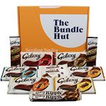 Galaxy Chocolate Gift Set Hamper from The Bundle Hut: Includes Galaxy Cookie Crumble, Galaxy Salted Caramel, 2 x Galaxy Minstrels, 2 x Ripple & more, 1140g (Orange Box)