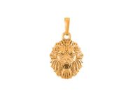 AKSHAT SAPPHIRE 925 Sterling Silver 22k Gold Plated God Vishnu Narsimha (Big Size) Pendant Lord God Vishnu Narsimha Locket for Men and Women