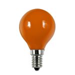 Schiefer L147215005 1w LED Golf ball low energy light bulb SES E14 screw cap ORANGE